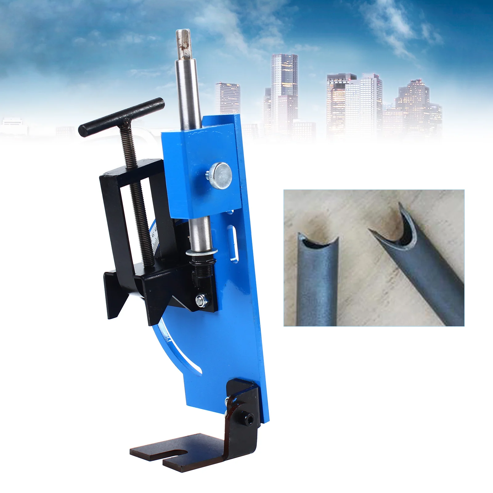 Pipe Cutting Machine Industrial Pipe Notcher with Sturdy Structure and Stability High Precision Professional Heavy-duty