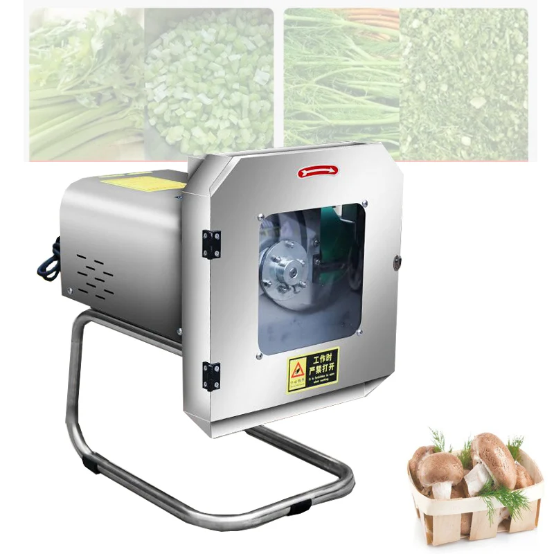 

500KG/H Commercial Industrial Kitchen Ginger Slicer shredded Cucumber Eggplant Slicer Machine