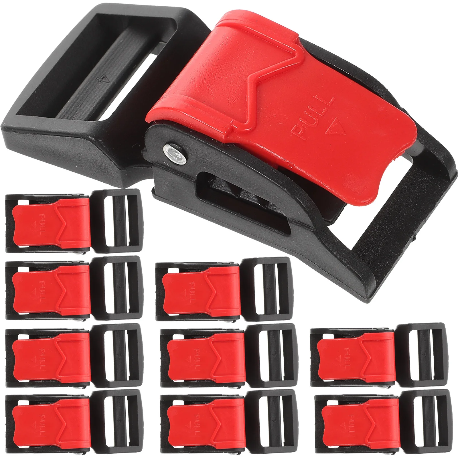 10Pcs Chip Strap Buckle ABS Iron Material Reliable Hard to Break Creative Design for Most Helmets Accessories