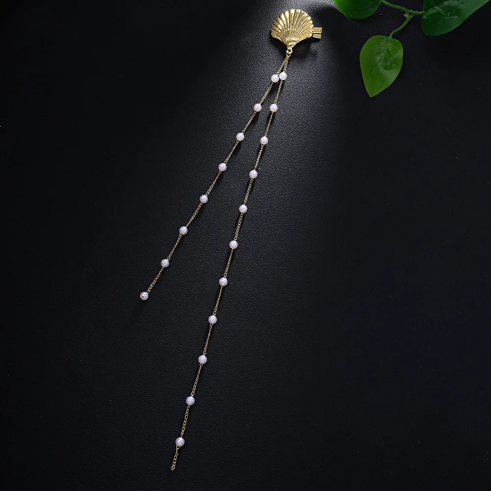 بوهو الذهب قذيفة رئيس سلسلة رائعة الزفاف الجبين مجوهرات الزفاف الشعر سلسلة حك اكسسوارات للنساء هدايا 2025 #6