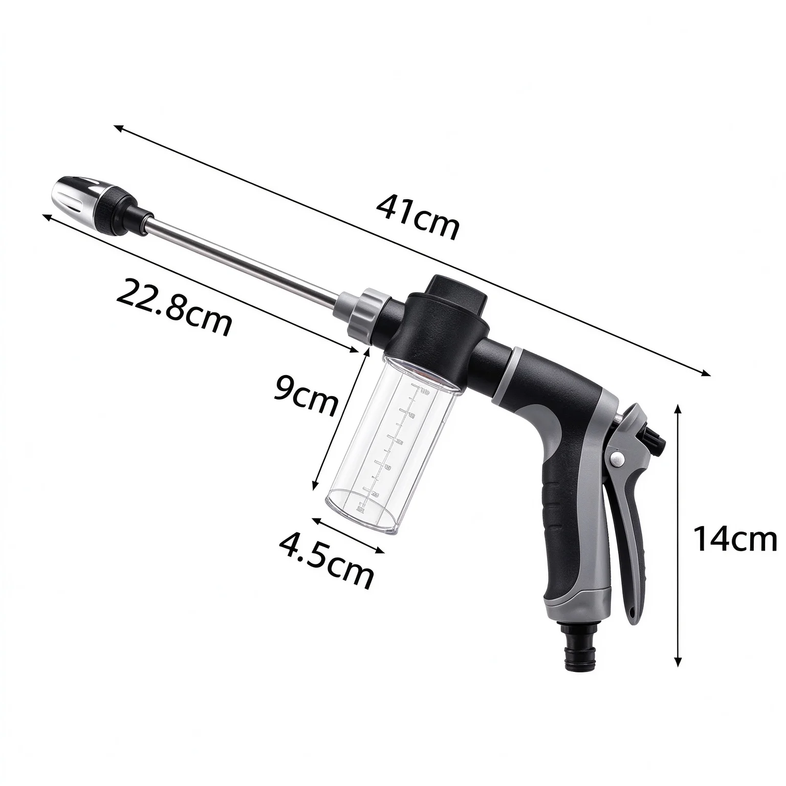 360° Rotating Nozzle High Pressure Water Gun, Car Wash & Garden Hose Sprinkler Kit for Cleaning and Watering gallery 3