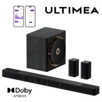 ULTIMEA Skywave X60 7.1.4ch Wireless Surround Sound System for TV with Dolby Atmos, Home Cinema Soundbar with Wireless Subwoofer