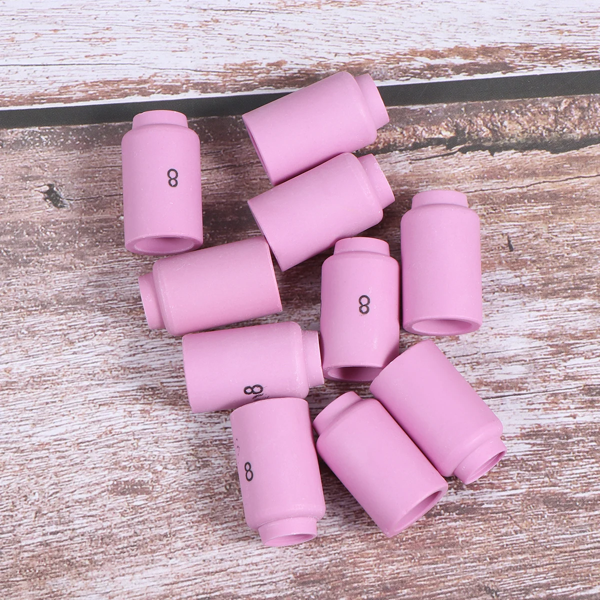 

10Pcs 13n12 Argon Arc Welding Nozzle Ceramic Tip Low Burn Loss Excellent Heat Resistance for 17cb20g 17Gl Welding Torch
