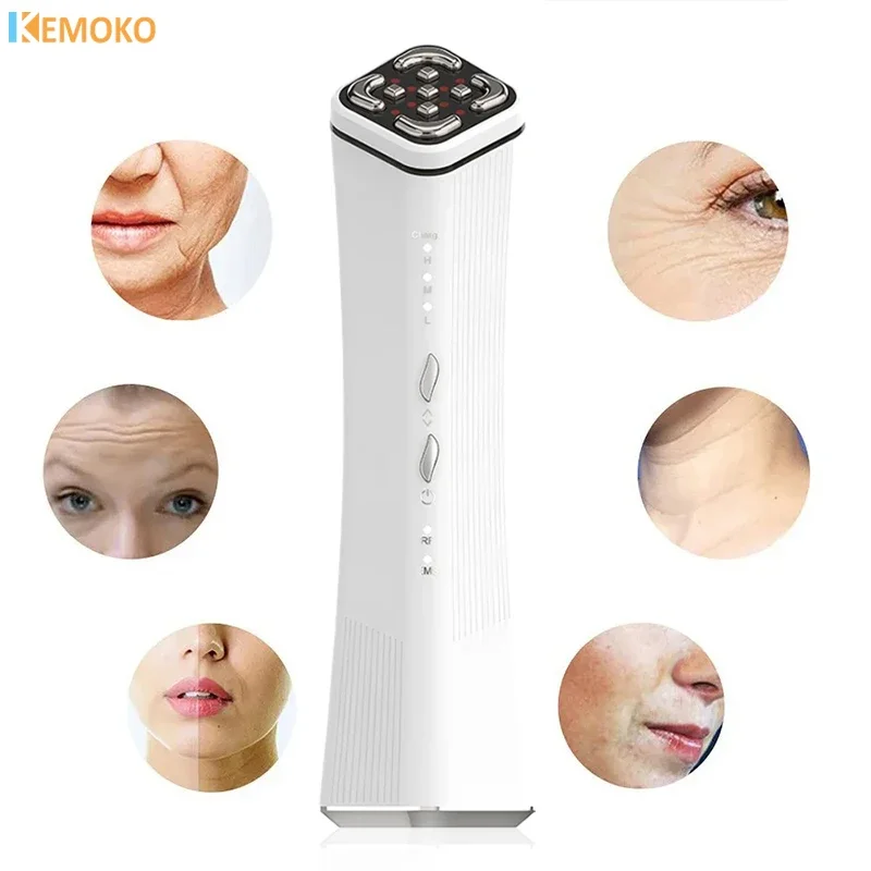 Beauty Device RF Device Lifting and Tightening RF Beauty Device Microcurrent Color Light Facial Beauty Introduction Device