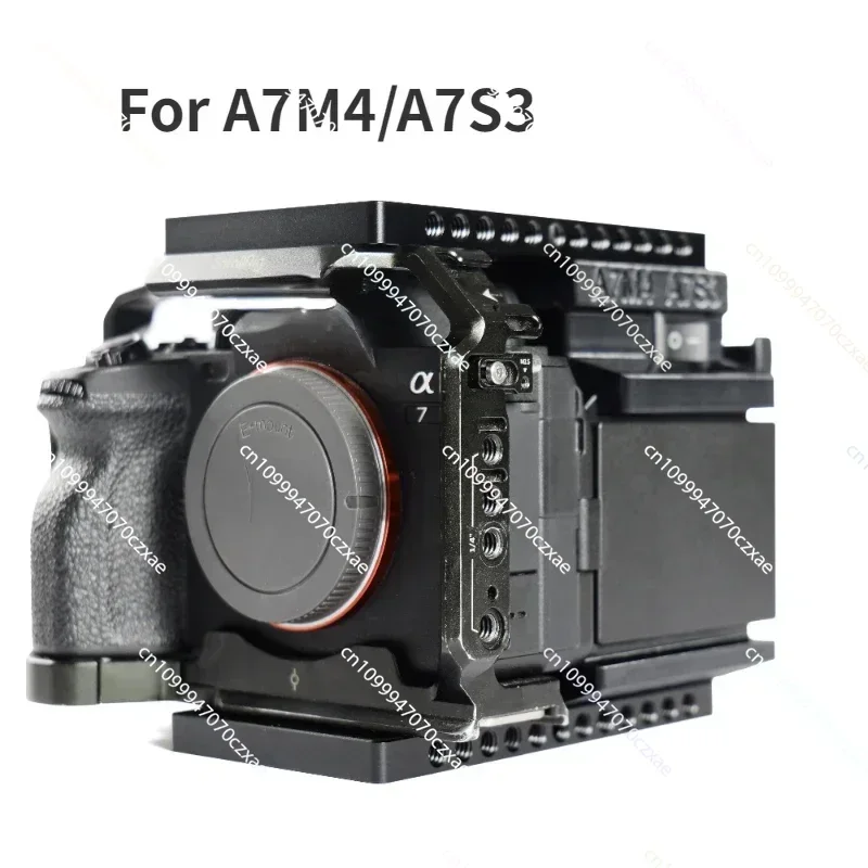 

Latest Upgraded Version V-Mount Battery Plate Expansion Module Cineback for A7M4/A7S3 Camera WIth Top and Bottom Cheese Plates
