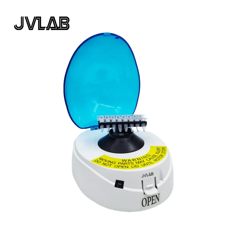 Mini Centrifuge Palm Centrifuge Laboratory Centrifuge 4000~10000 rpm Up To 8 PCR Tubes of 0.5ml 1.5ml 2ml Two Rotors RCF