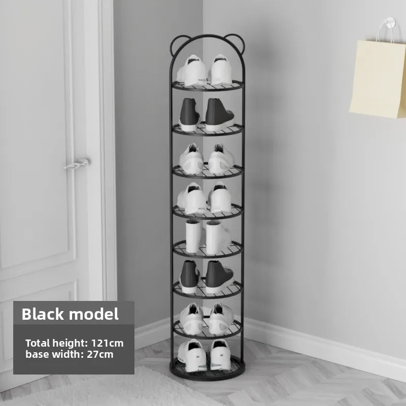 

Small narrow shoe rack simple easy storage rack Durable and sturdy shoe cabinet office Multi layer shelving household storage