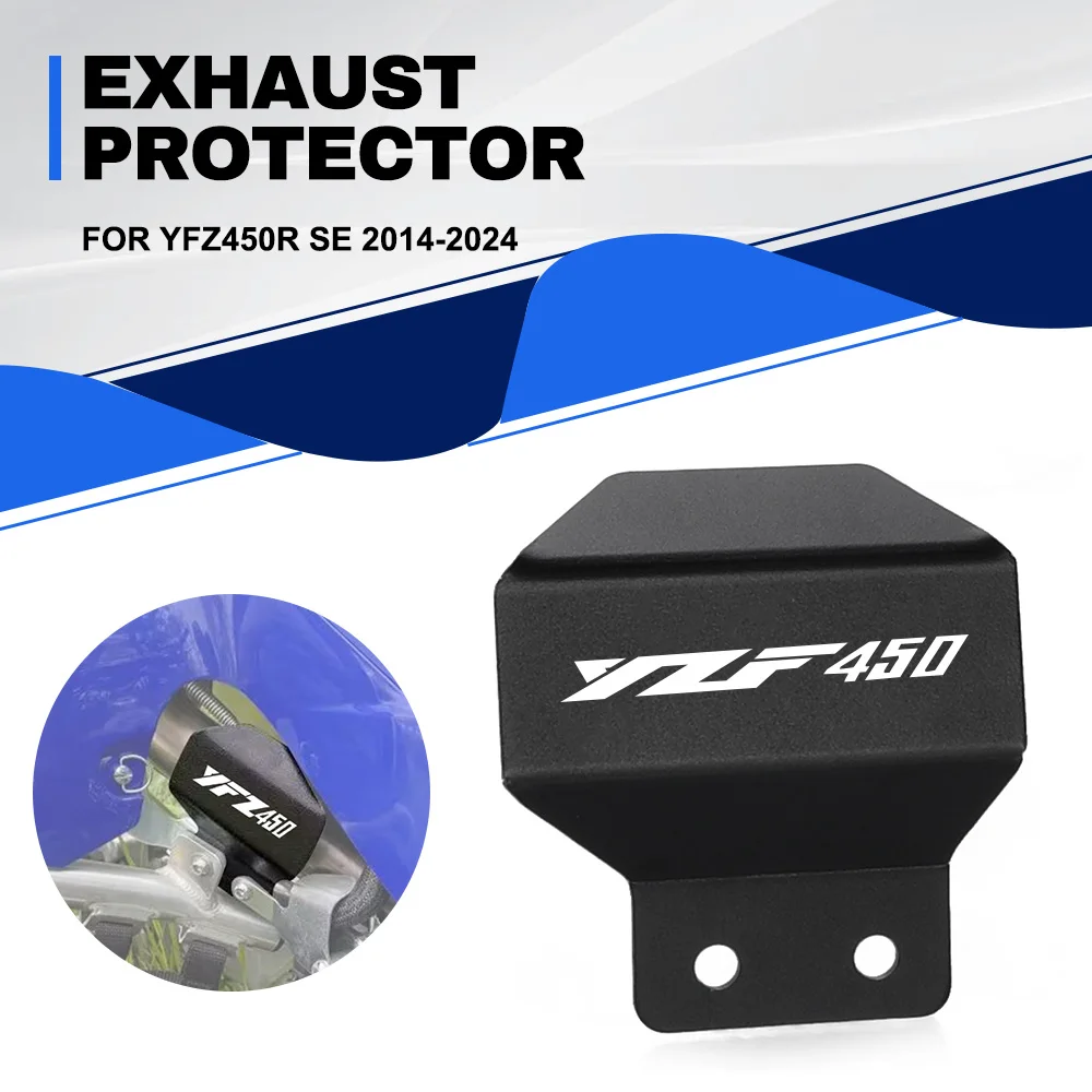 

Motorcycle Accessories For Yamaha YFZ450R SE 2014-2022 2023 2024 Exhasut Muffler Cover Anti-Scald Cap Heat Shield Guard Proof