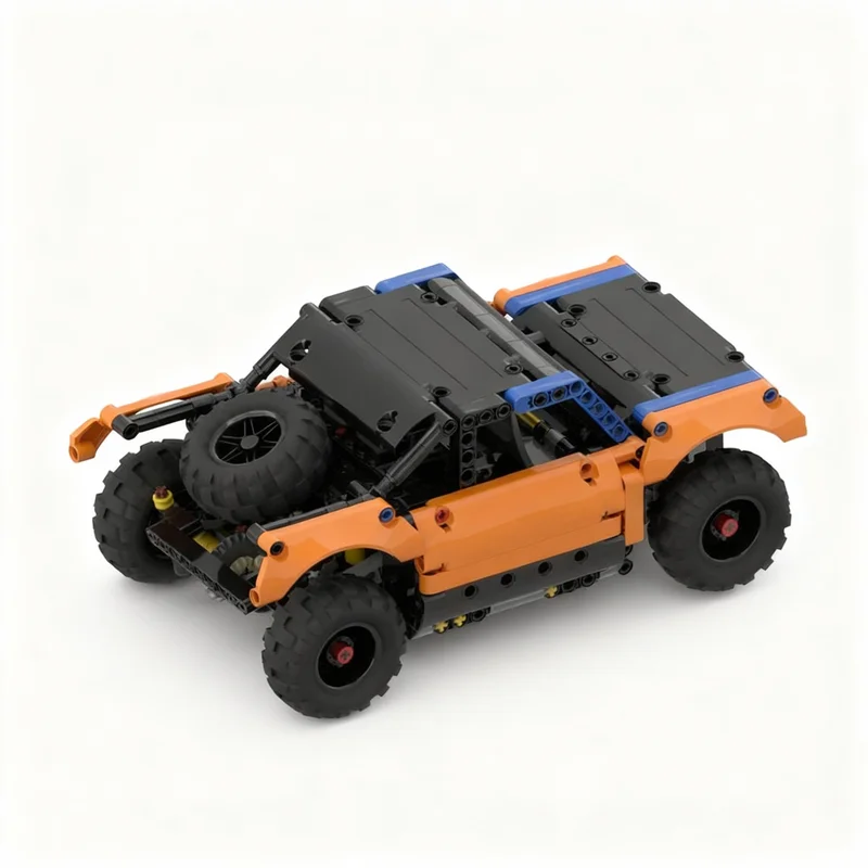 557pcs MOC Mini Trophy Truck Technical Model Building Blocks Construction Toy Idea Education Christmas Gifts Brick Birthday