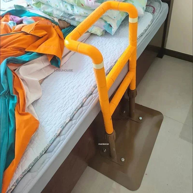 Modern Elderly Bedside Guardrail Home Floor-standing Senior Bed Rails Auxiliary Safety for Getting Up Handrail Bedroom Furniture