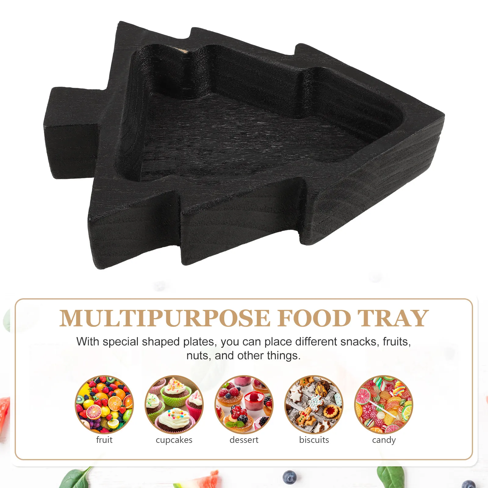 

Creative Christmas Tree Serving Dish Beautiful Design Decorative Effect Suitable Outdoor Picnics Banquets Events