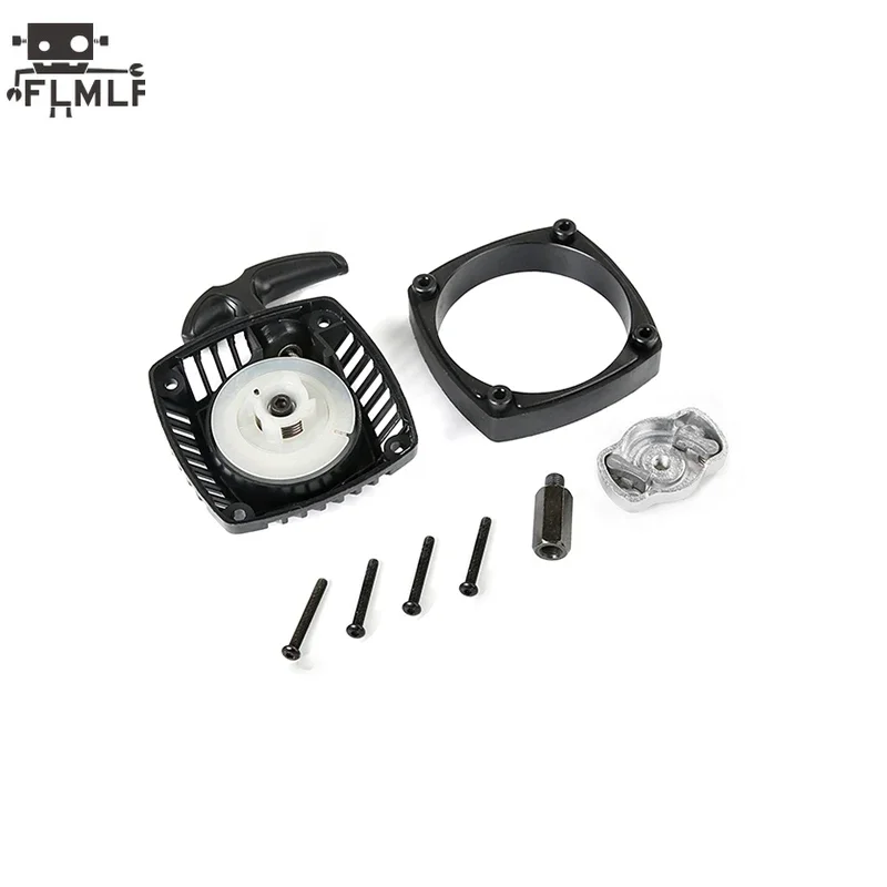 Rc Car 23CC~36CC Engines Easy Start Pull Starter Kit No Replacement Freewheel for 1/5 Hpi Rovan Km Baja LT FG GoPed Redcat Parts