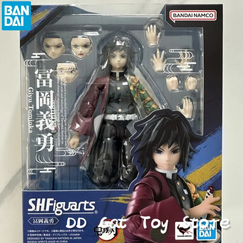 

Original BANDAI S.H.Figuarts Demon Slayer Kamado Tanjirou Nezuko Tomioka Giyuur 14cm Anime Action Figure Collectible Toy