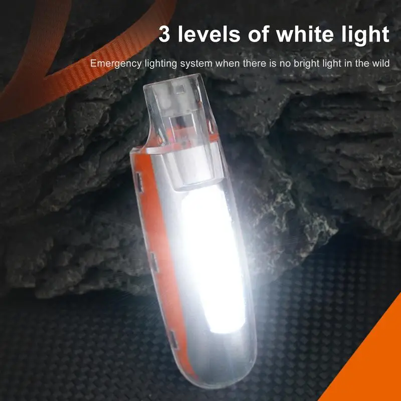 Running Safety Whistle Women 3 Modes Safety Whistle With Light Survival Whistle Keychain For Camping Type-C Charging