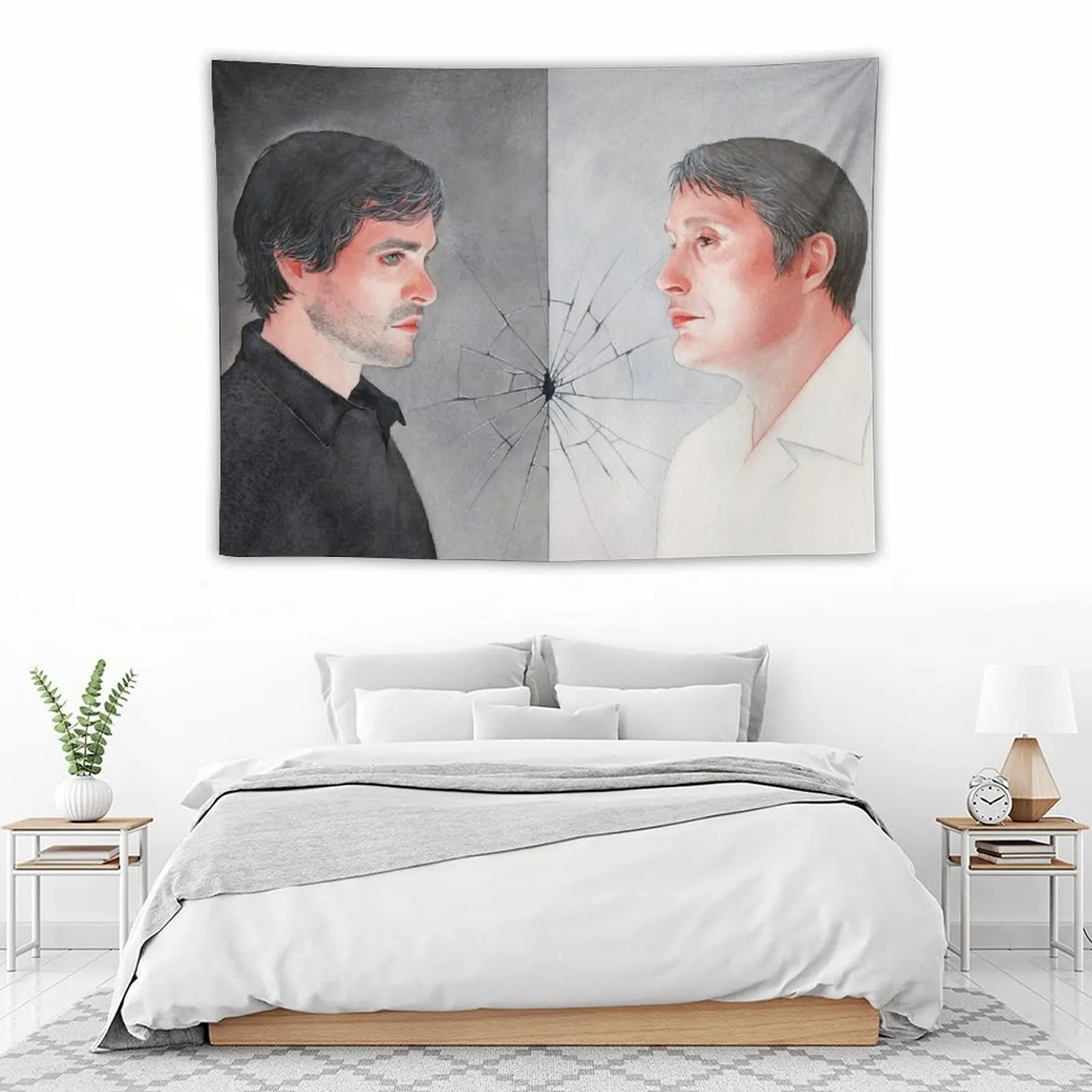 

...And the Women Clothed with the Sun / Hannibal S3E09 / Hannigram Watercolor Tapestry Wall Hanging Tapestry