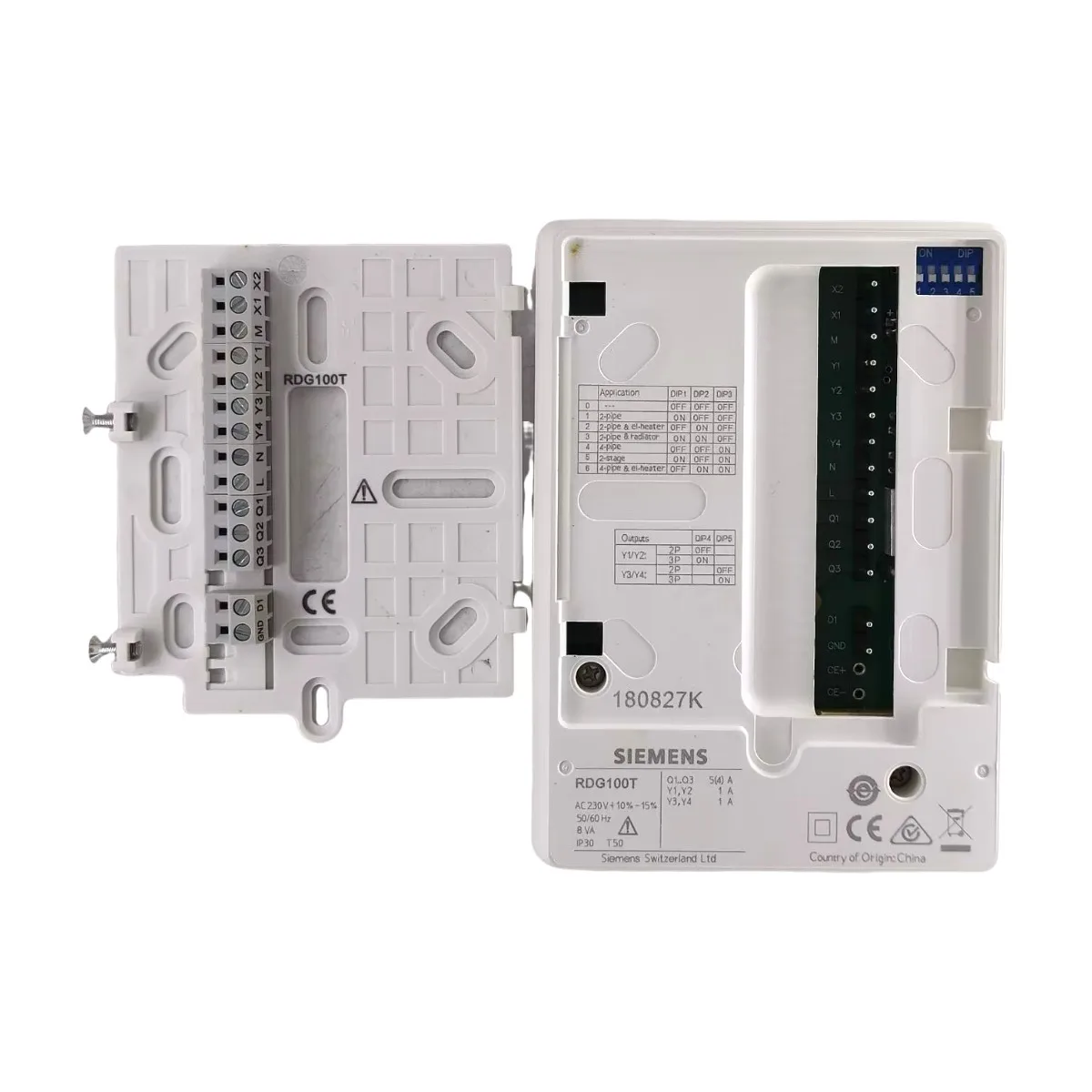 جديد لتكييف الهواء الأصلي العلامة التجارية Siemens RDG100T ترموستات الغرفة المثبتة على الحائط