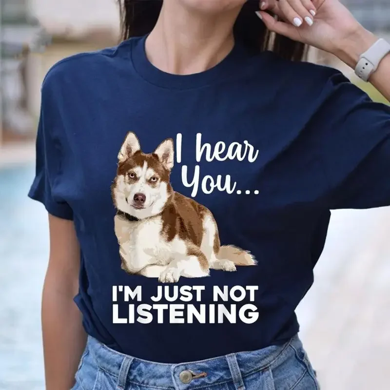 Funny Husky Dog Siberian Lover T Shirt For Kids