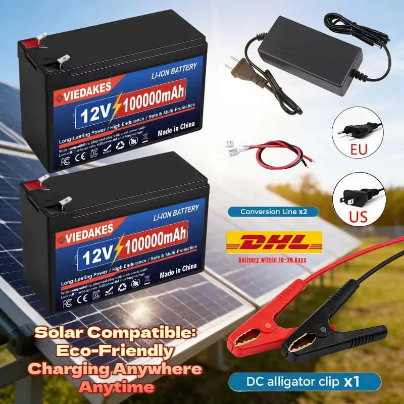 

12V 10500mAh 100% Capacity 18650 Lithium Battery 1000+ Cycles – Stable Power Supply for Outdoor Solar Garden Lights