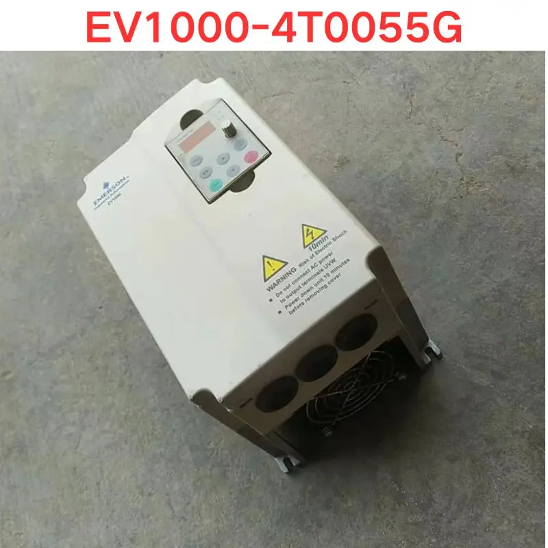 Used Emerson EV1000-4T0055G Frequency converters 5.5KW Functional test OK