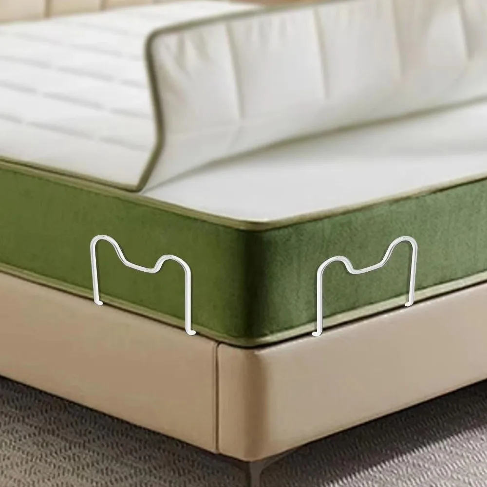Slip Resistance Metal Anti Slip Mattress Gripper No Punching Gripper Mattress Holder Bed Slide Stopper Bed Frame
