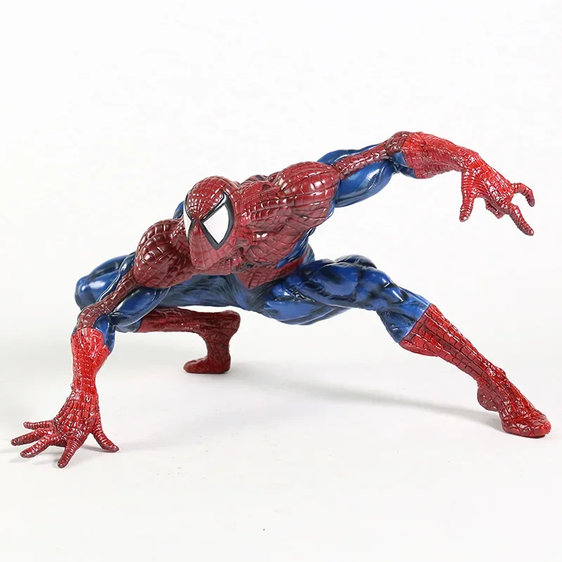 30cm Marvel Legends Anime Spider Man Statue Pvc Action Figures Scene Battle Boxed Dolls Model Gift Souvenirs For Childrens Gifts