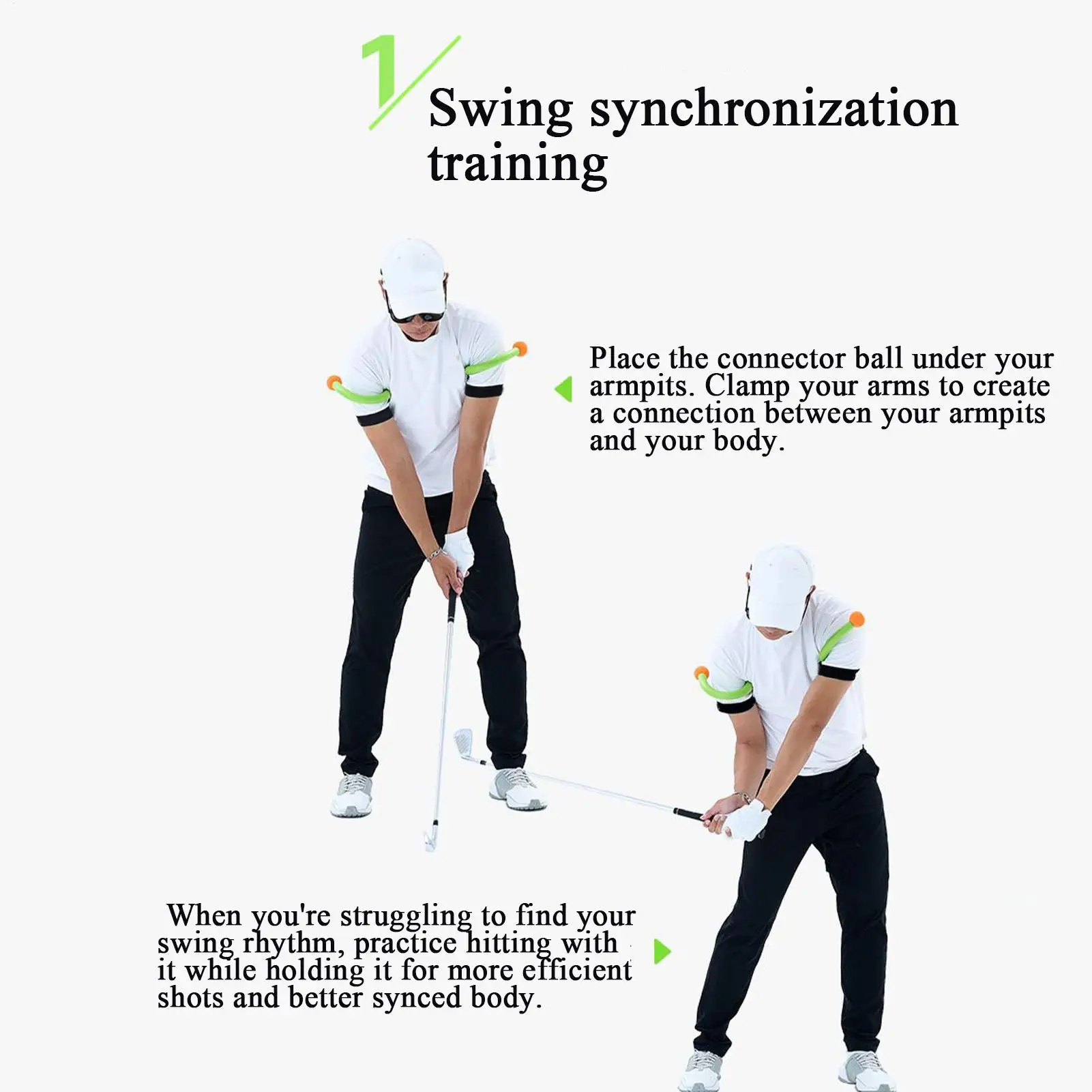 مدرب جولف سوينغ محمول قابل للطي احترافي للرجال وضع مدرب سوينغ نادي لاعب الجولف الكبار المراهقين داخلي في الهواء الطلق