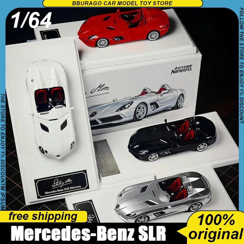 New In Stock Nameless 1:64 Mercedes-Benz Slr Stirling Moss Mclaren