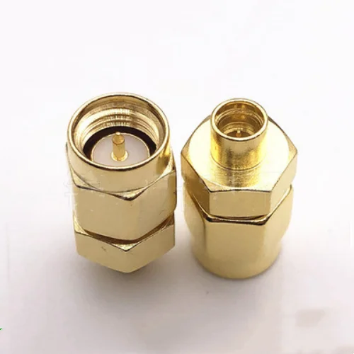 1pc Adapter SMA To SMP Connector SMP Male plug SMA Male Jack Antenna 50 Ohm RF Coaxial Connector