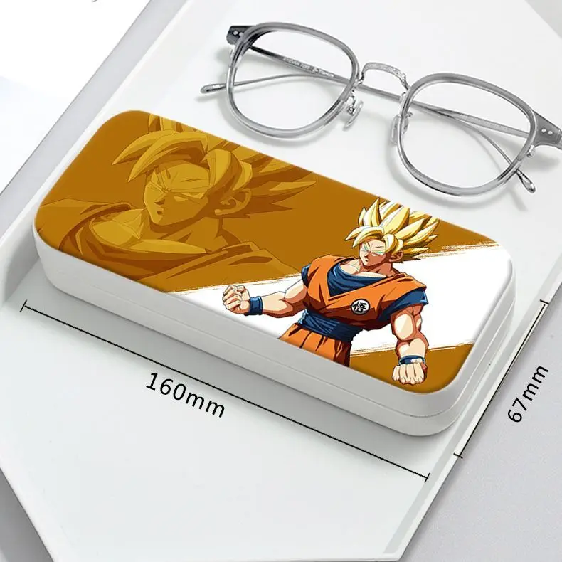 Dragon Ball Animation Goku Vegeta Turtle Sage Bic Big Devil custodia per occhiali miopia Anti-caduta scatola portaoggetti per occhiali da sole di grande capacità