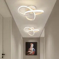 LED Ceiling Lamp 3color in one lamp Modern Style Chandelier Bedroom Light Surface Installation 85-265V aisle Dining Room Lamp