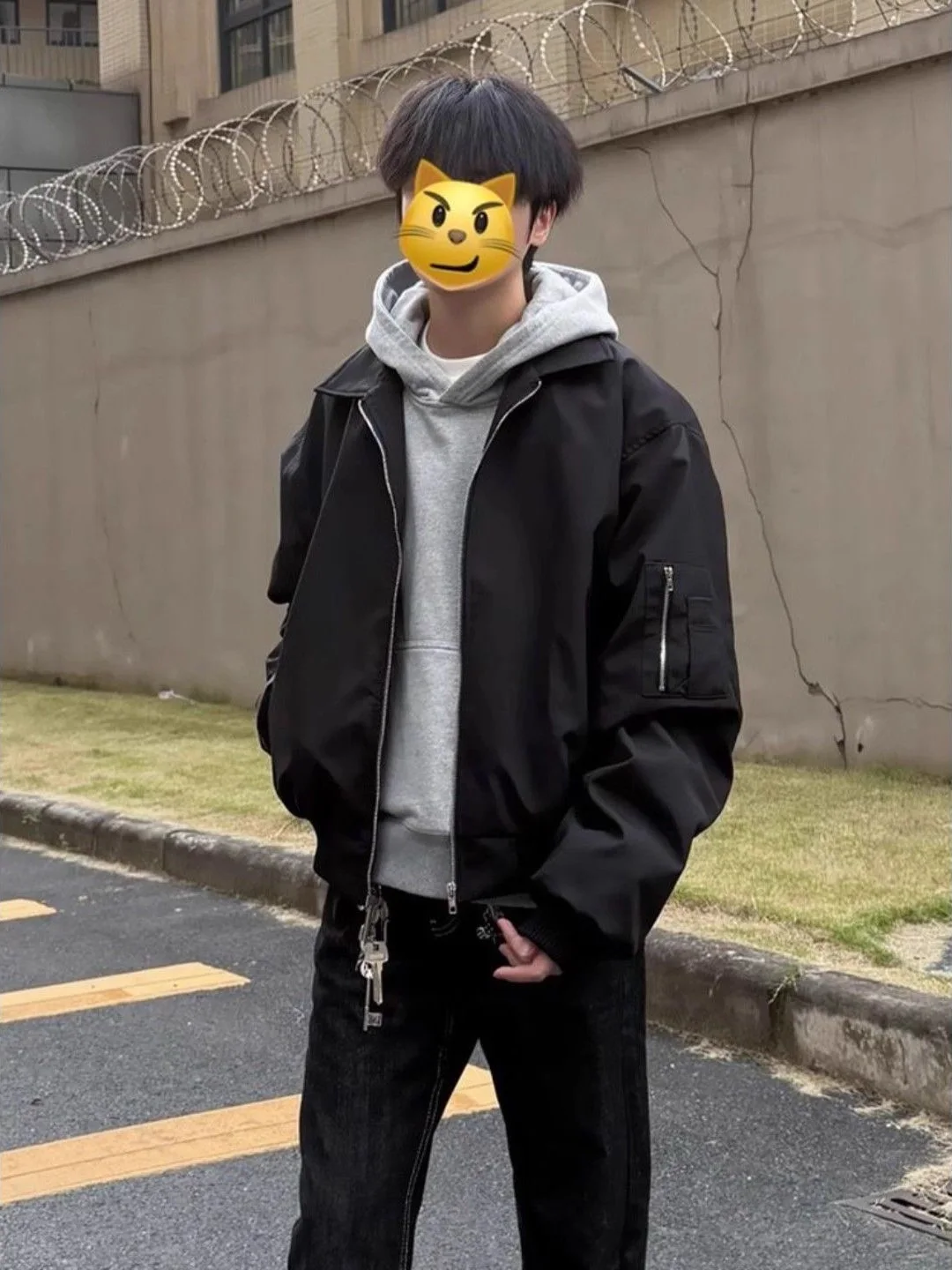 

American Sle Pilot Cotton Jaet Men's Thi Warm ort Baseball Sle Cotton Coat Autumn Winter Faion Brand Workwear