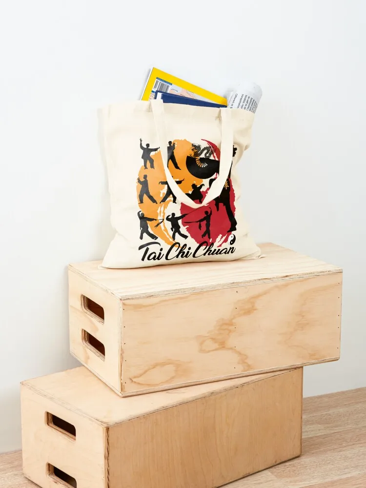 Tai Chi Chuan Tote Bag large tote bag tote bags men canvas shopping bag Canvas for women