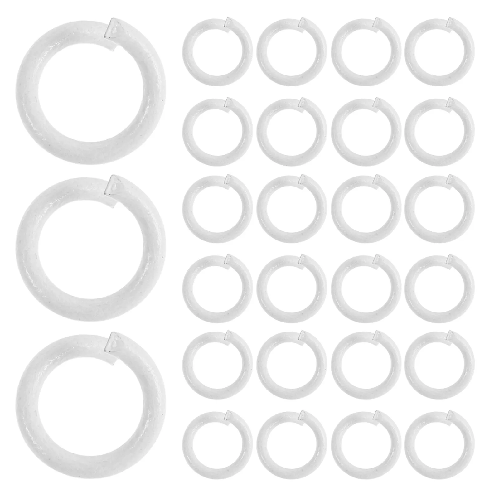 

200 шт. металлических кольцевых скрепок для книг, 0,2 дюйма в диаметре, для флеш-карт, индексных карточек, заметок, планировщиков, поделок