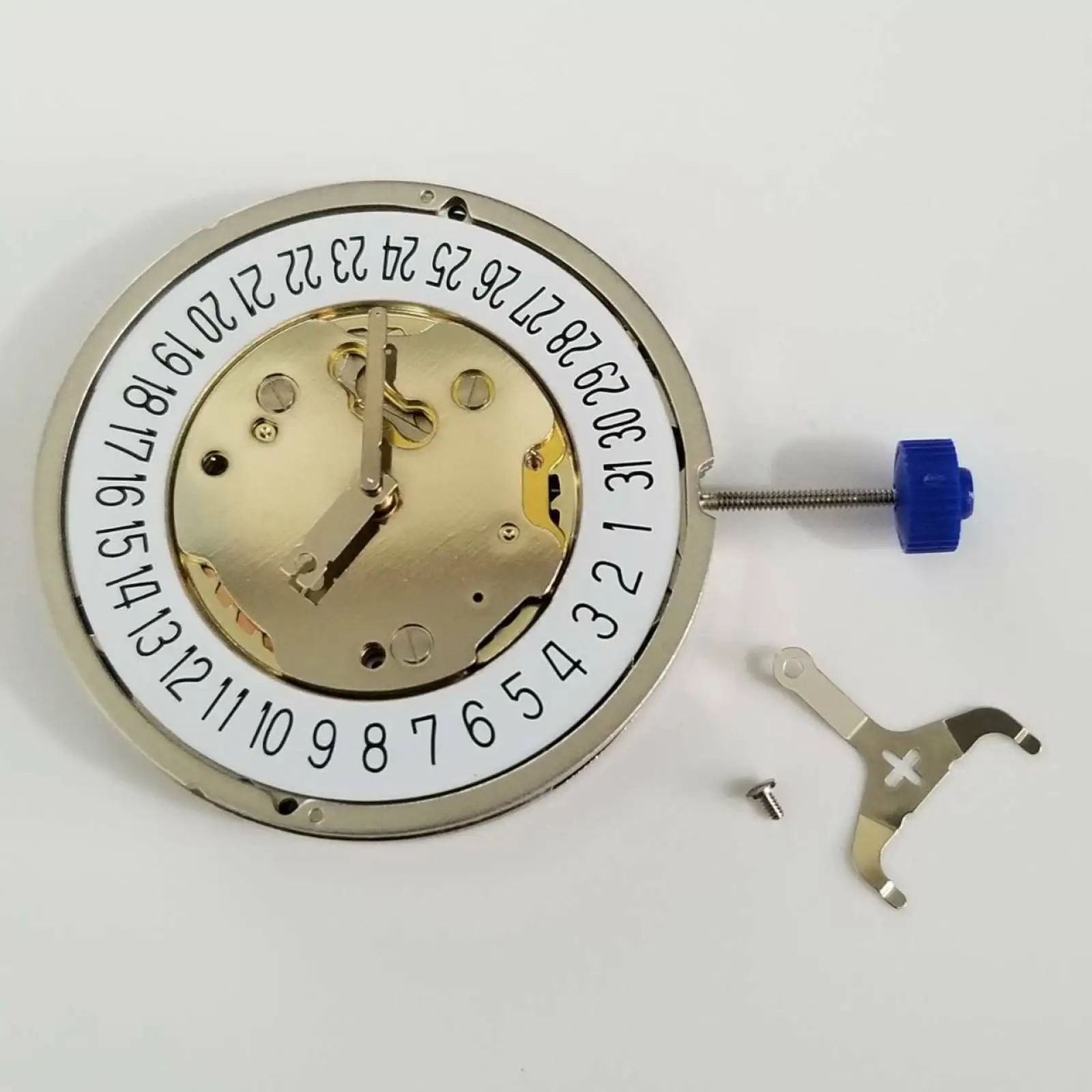 5 Hands For RONDA 5021.D Quartz Movement Single Calendar Date At 6:00 For Swiss Quartz Movement With Battery For Watchmakers