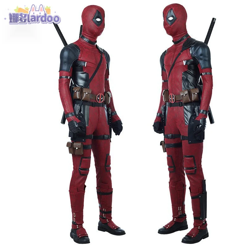 Deadpool Wolverine 3 Cosplay Costumes Superhero Jumpsuits With Mask Rich Accessories Outfit Halloween Party Neutral Bodysuits