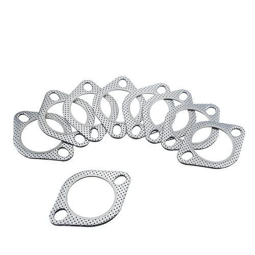 Imagen 1 del producto Junta de brida de tubo de escape de coche, 1/5 Uds., 51/55/60/63/70/76mm, junta de tubo de entrada de tubo de escape 2,0/2,16/2,36/2,5/2,75/3,0 pulgadas