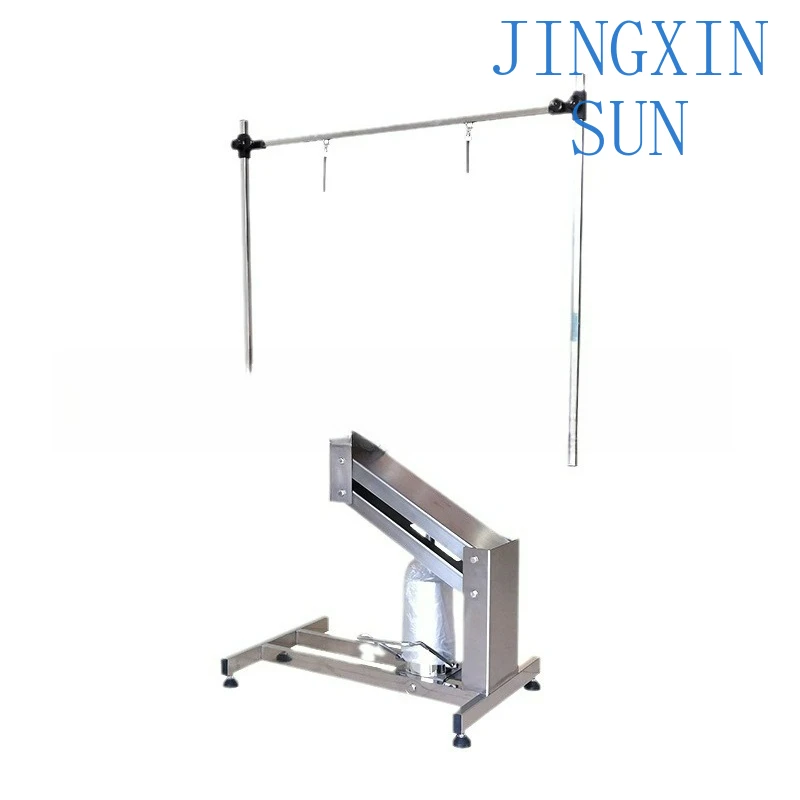 Hydraulic lifting table Stainless steel base Pet grooming table Dog hair dryer Gantry sling