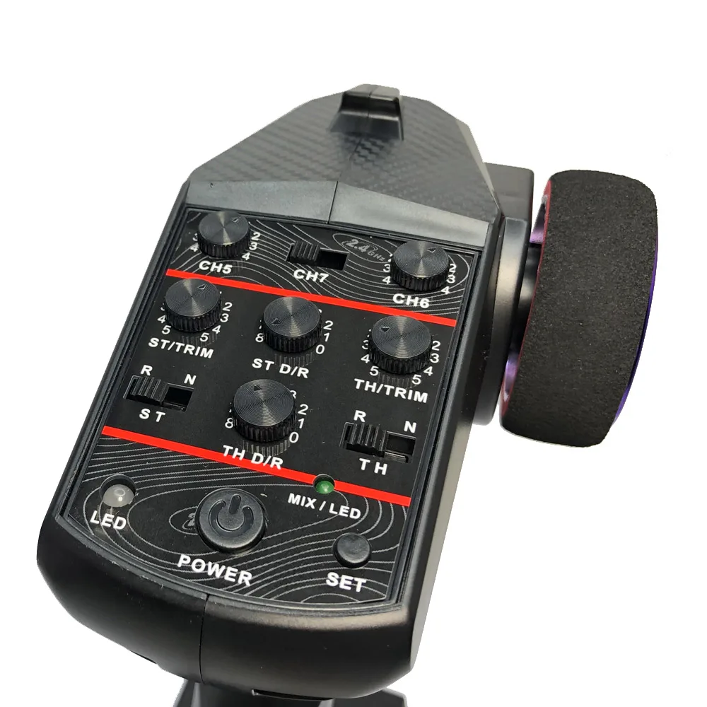 RC Auto Zender 2.4Ghz YS7 7CH YS4 4CH Afstandsbediening Digitale Radio Model Zender met Ontvanger voor RC Crawler RC Boten