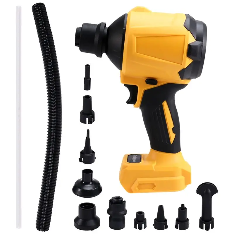 [NEW!ABAG】 For 18V 20V Battery Multifunction Cordless Air Duster Air Pump Handheld Brushless Compressed Air Pump Air Blow