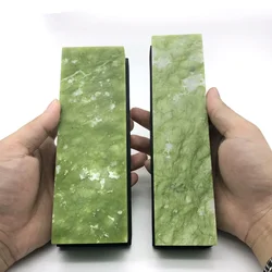 10000 Grit Natural Green Agate Sharpening Stone Fine Whetstone Grinder Polishing Shaved Bar Kitchen Knife Sharpener Honing Tools