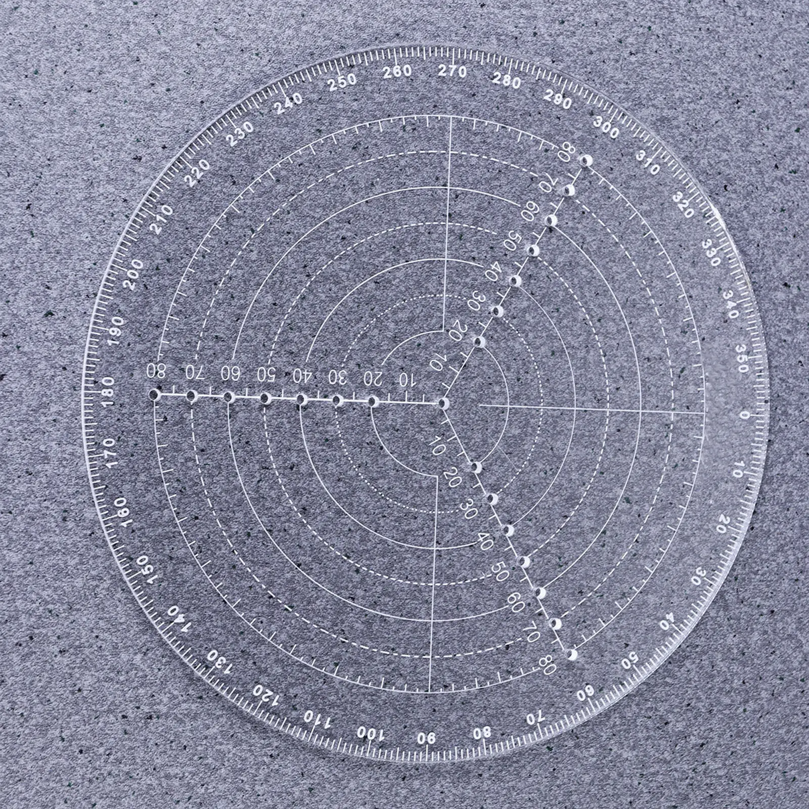 Woodworking Compass Center Finder Tool 30cm Acrylic Clear Durable Marking Drawing Circles for Wood Turners Bowls Lathe