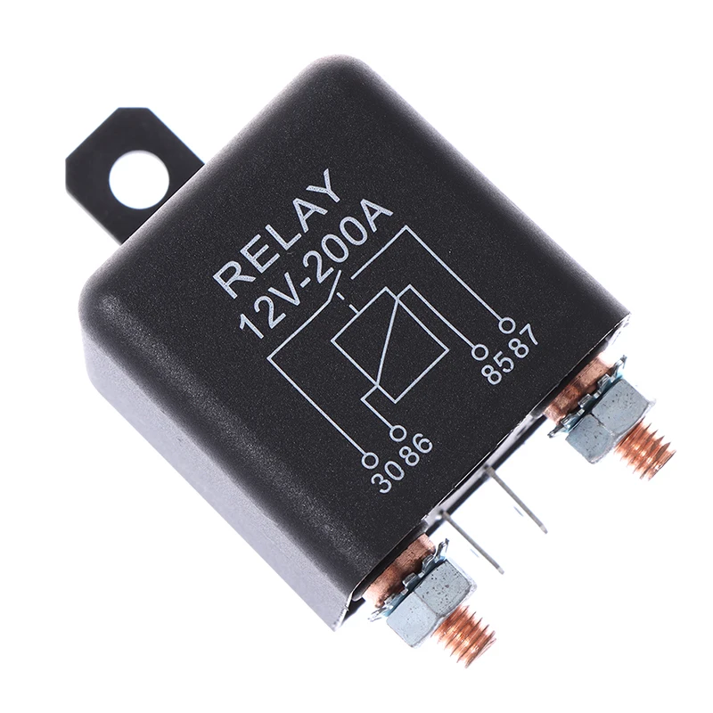 1PCS 12V DC 200 Amp Heavy Duty Split Charge/Winch Relay for Car Van Boat 4 Pin