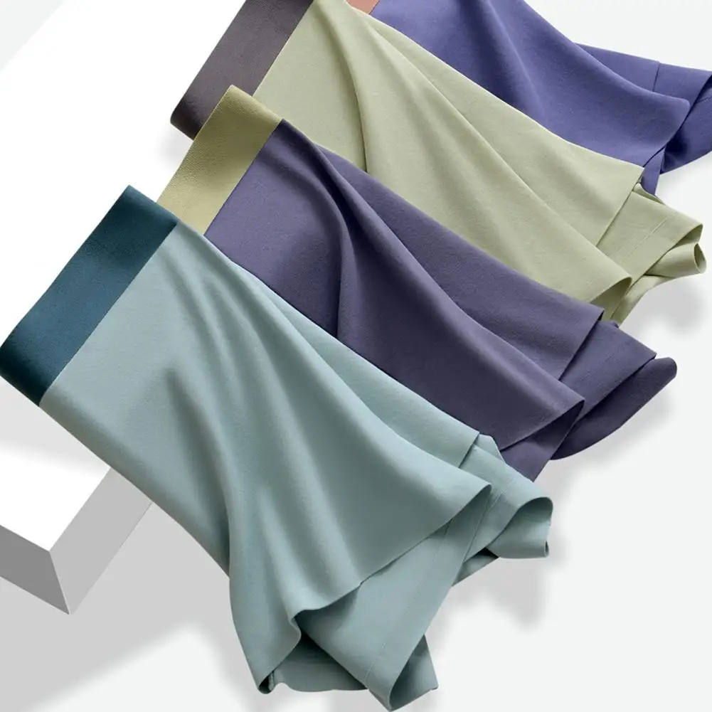 

Men's Cotton Boxer Shorts, Breathable Loose-Fit Big Size Athletic Trunks for Youth Young Men, Comfortable Sports Underwear