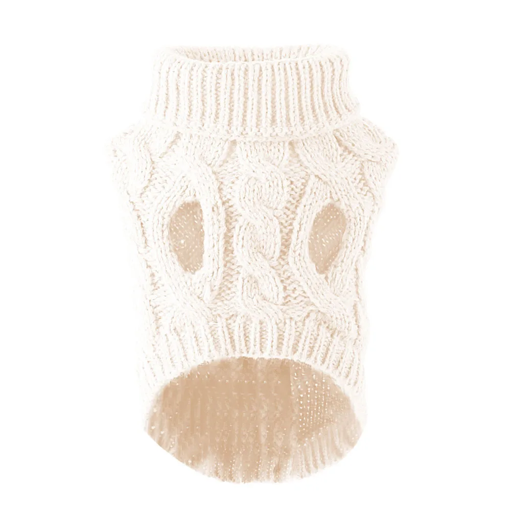

Knitted Dog Sweater Pet Clothes Small Coat for Dogs Doggy Sweaters Vest Warm Cute Clothing Doggie