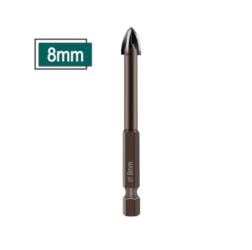 Brand New High Quality Best Useful Drill Bit 1pc Alloy Bits Concrete Cross Tile Useful Glass Opener Power Tools