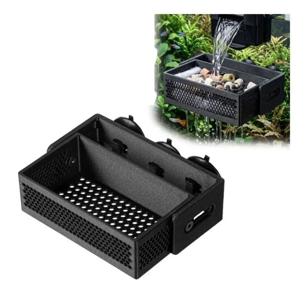 Desktop Small Tank Aquarium Filter Baffle Slow Down Water Flow External Filter Box Fish Tank Flow Controller Pump Water Box