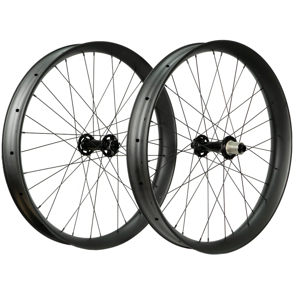 Carbon 27.5er fat wheels 78mm width snow bike rims