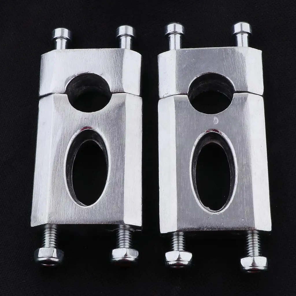 2x Motorcycle CNC 22mm Handlebar Riser Higher Adapter for 1125cc, Effectively Raising the Bar Approximately 2.68 inch Height