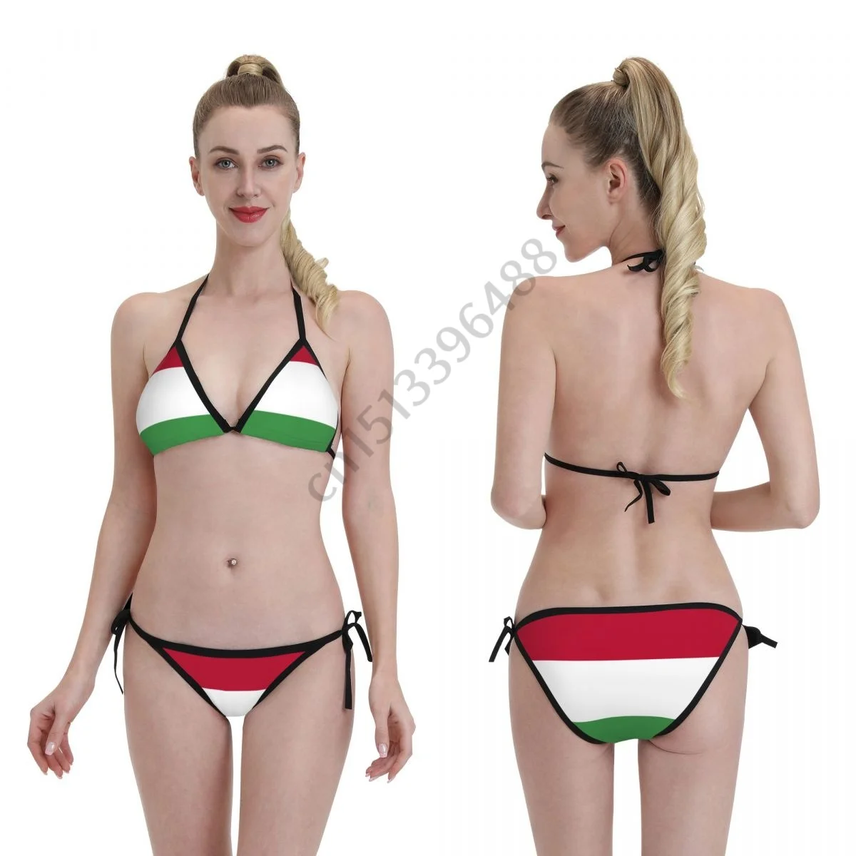 

Hungary Flag 3D Printed Bikini Mujer Swimwear Women Swimsuit Swimwear Micro Bikini Set Summer Beachwear Bathing suit