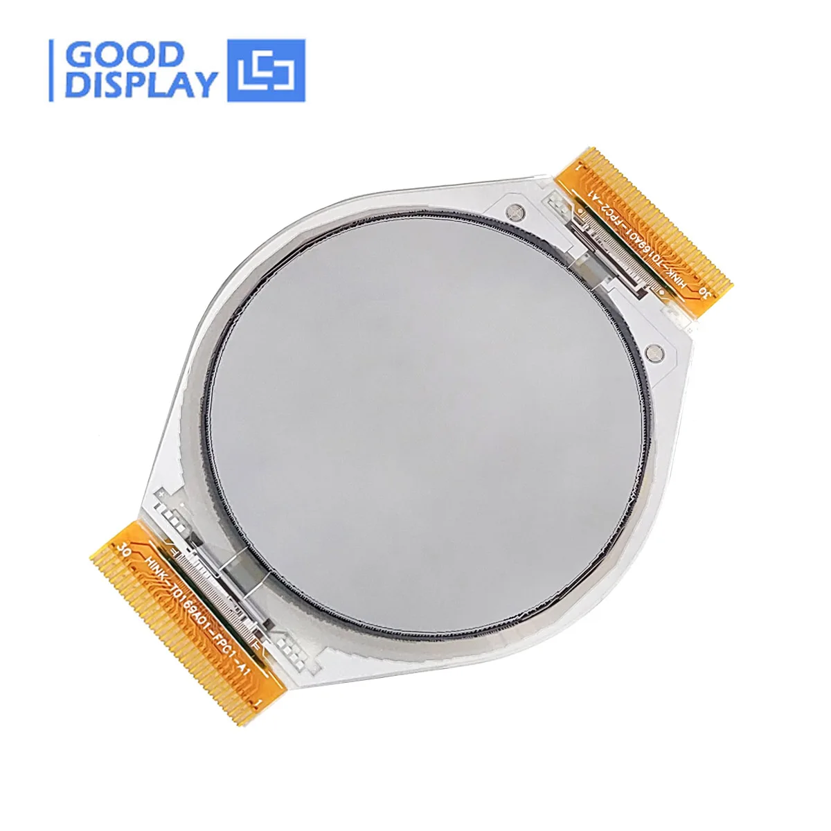 شاشة حبر E مستديرة مقاس 1.69 بوصة مكونة من 6 ألوان مقاس 400 × 400 بكسل 262K لون ePaper 236 PPI GDEH0169E01